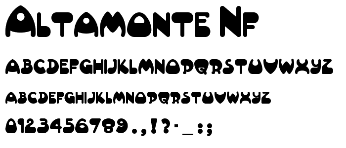 Altamonte NF font